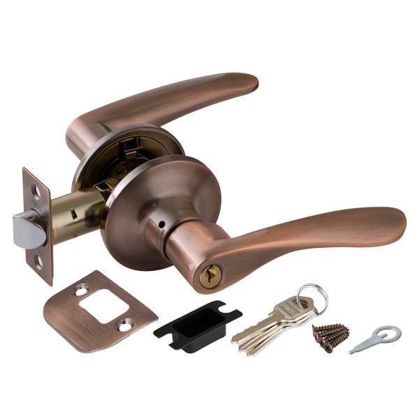 Ручка Punto (Пунто) защелка DK620 AC-ET (6020 AC-E) (кл./фик.) медь 