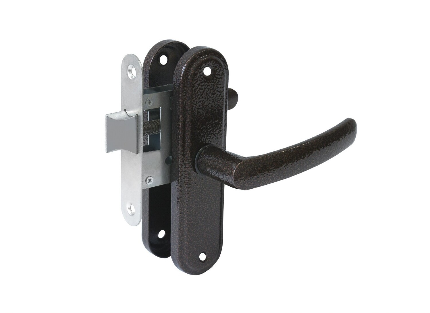 Защелка Absolyute (Абсолют) врезная ЗЩ1-45А (черный) Защелка Absolyute (Абсолют) врезная ЗЩ1-45А (черный)