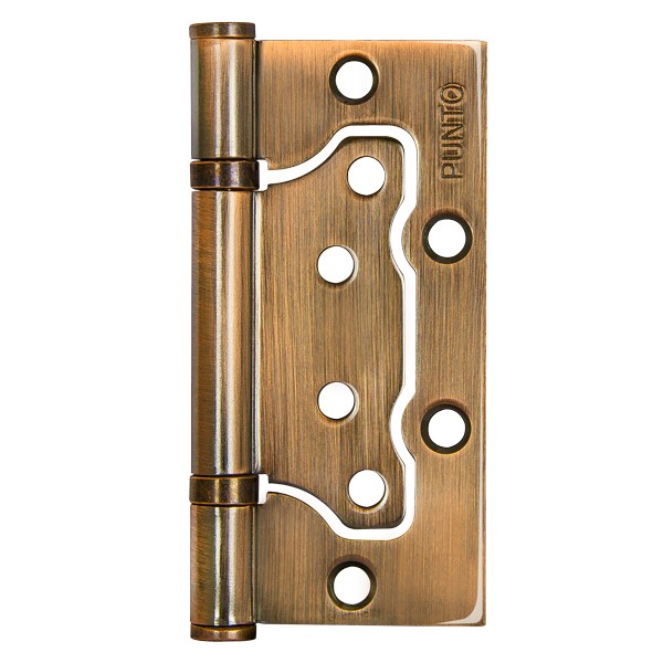 Петля Punto (Пунто) универсальная без врезки IN4200W CFB (200-2B 100x2,5) кофе глянец 