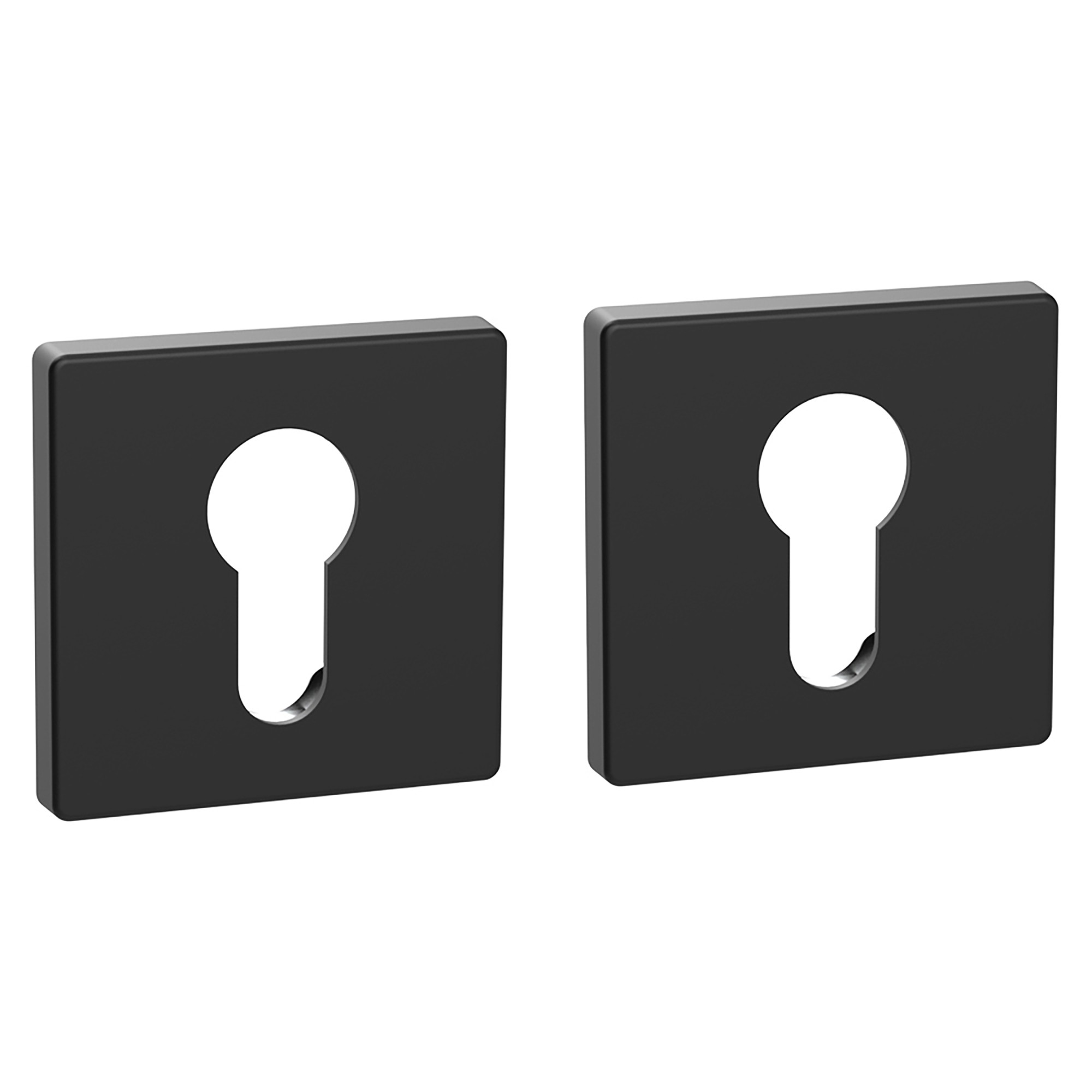 Накладка Fuaro (Фуаро) под цилиндр ET.K.SL52 (ET SL) BL-24 черный 