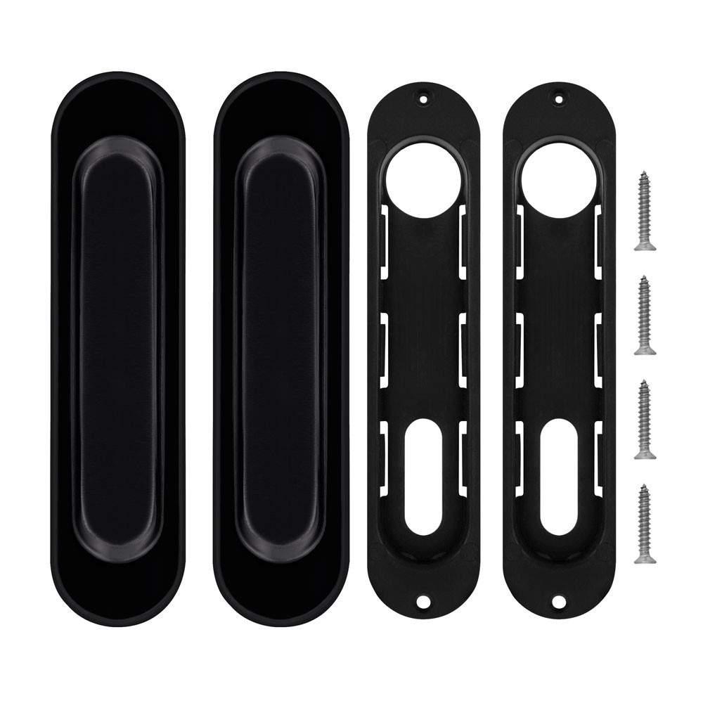 Ручка Punto (Пунто) для раздвижных дверей SH.SL152.010 (Soft LINE SL-010) BL черный 