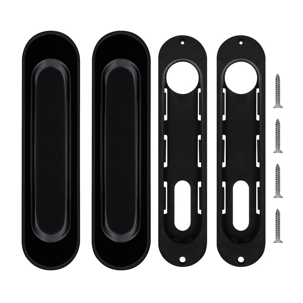 Ручка Punto (Пунто) для раздвижных дверей SH.SL152.010 (Soft LINE SL-010) BL черный 