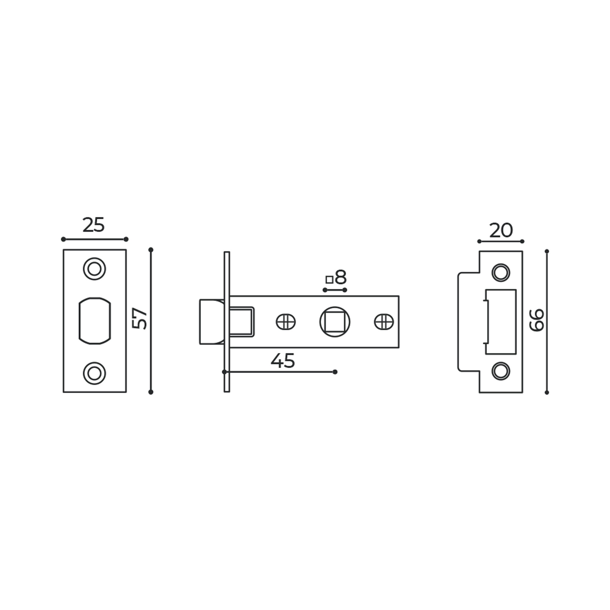 Защелка Ajax (Аякс) врезная PLASTLP45-8 (LP45-8) SSG сатин.золото Защелка Ajax (Аякс) врезная PLASTLP45-8 (LP45-8) SSG сатин.золото