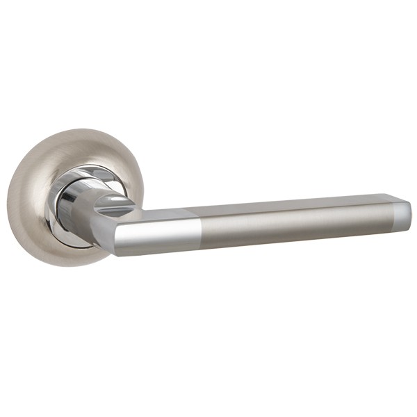 Ручка Punto (Пунто) раздельная R.ZR54.AXIS (AXIS ZR) SN/CP-3 матовый никель/хром Ручка Punto (Пунто) раздельная R.ZR54.AXIS (AXIS ZR) SN/CP-3 матовый никель/хром