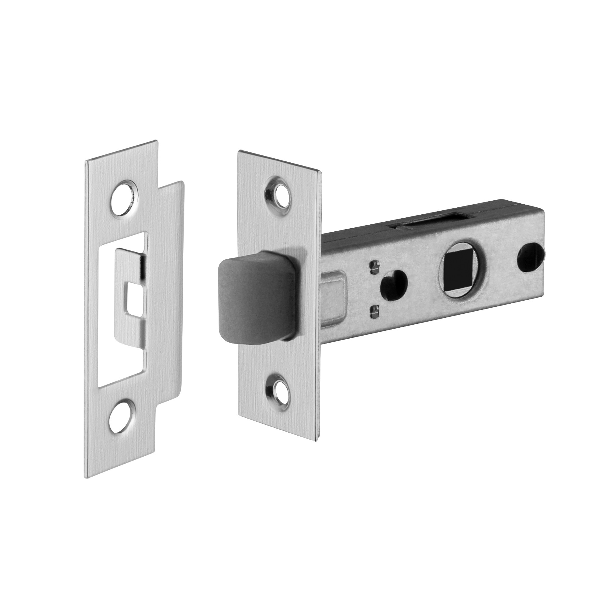 Защелка Ajax (Аякс) врезная PLASTLP45-8 (LP45-8) SSC сатин.хром Защелка Ajax (Аякс) врезная PLASTLP45-8 (LP45-8) SSC сатин.хром