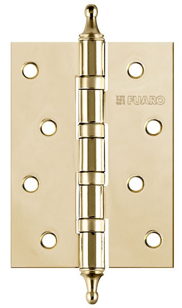 Петля Fuaro (Фуаро) универсальная IN4400UA-BL PB (4BB/A/BL 100x75x2,5) латунь БЛИСТЕР 
