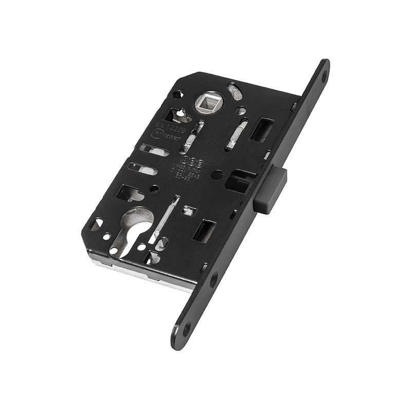 Корпус AGB (АГБ) замка магнит. под цил. MEDIANA POLARIS B06103.50.93.567 с отв. планк B02402.05 (черный) 