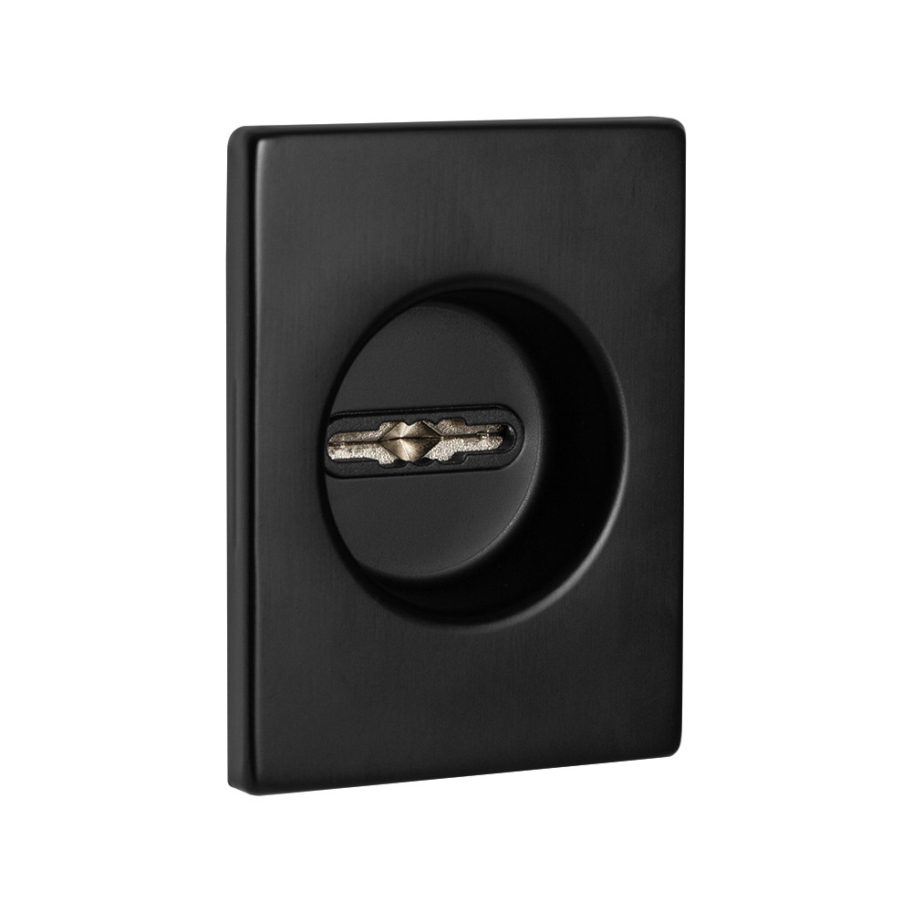 Накладка Fuaro (Фуаро) на сувальдный замок ESC.S-auto.RL/U/K.477 BL-24 черный 