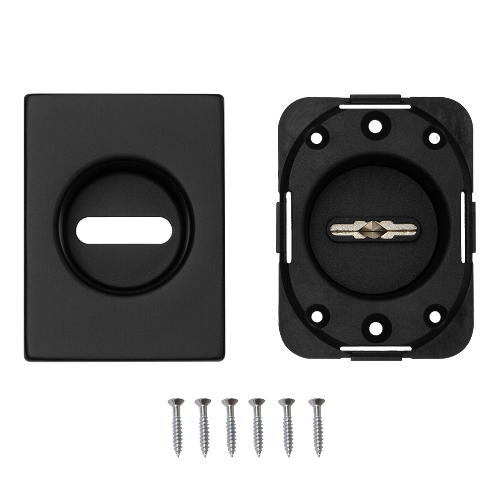 Накладка Fuaro (Фуаро) на сувальдный замок ESC.S-auto.RL/U/K.477 BL-24 черный 