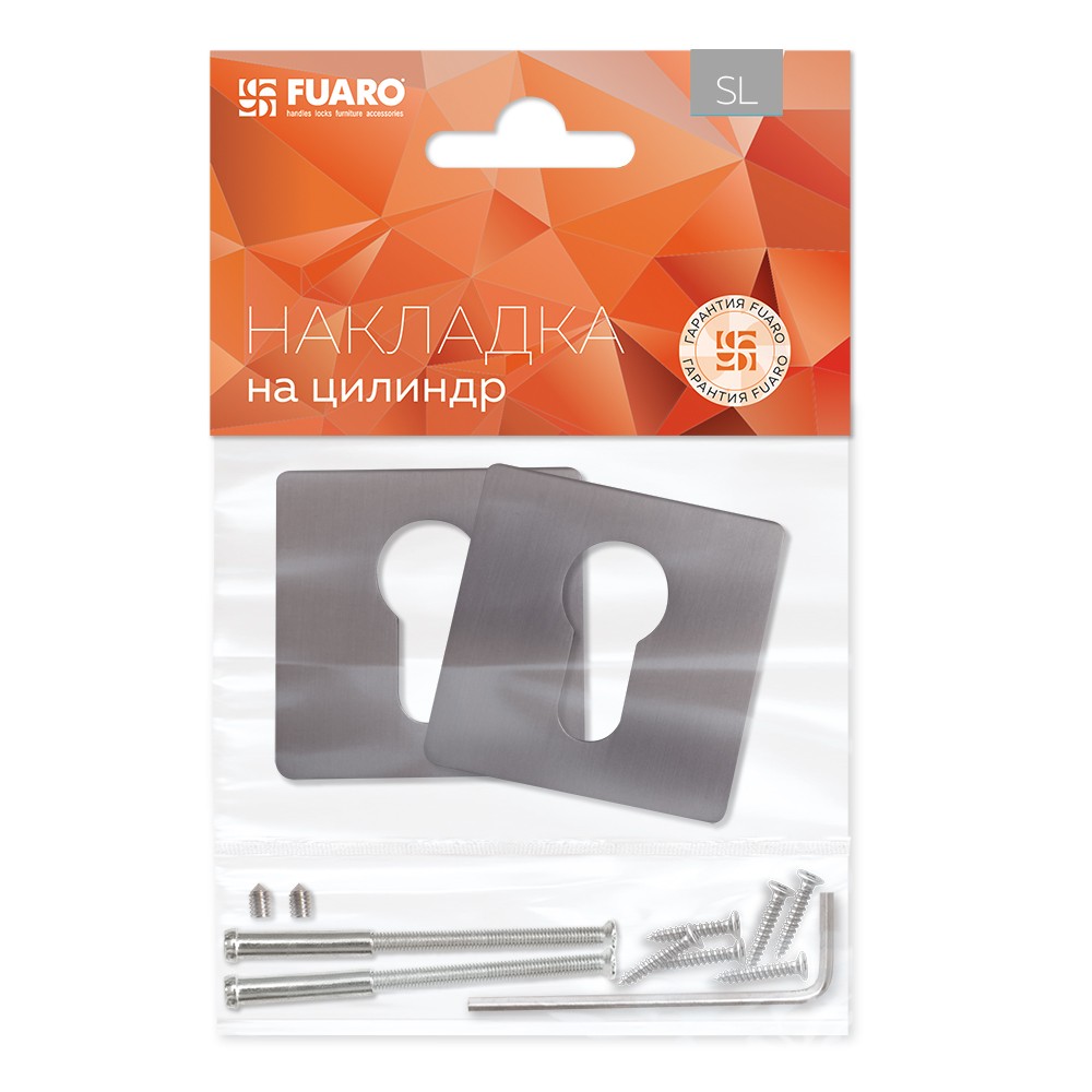 Накладка Fuaro (Фуаро) под цилиндр ET.K.SL52 (ET SL) GR-23 графит 