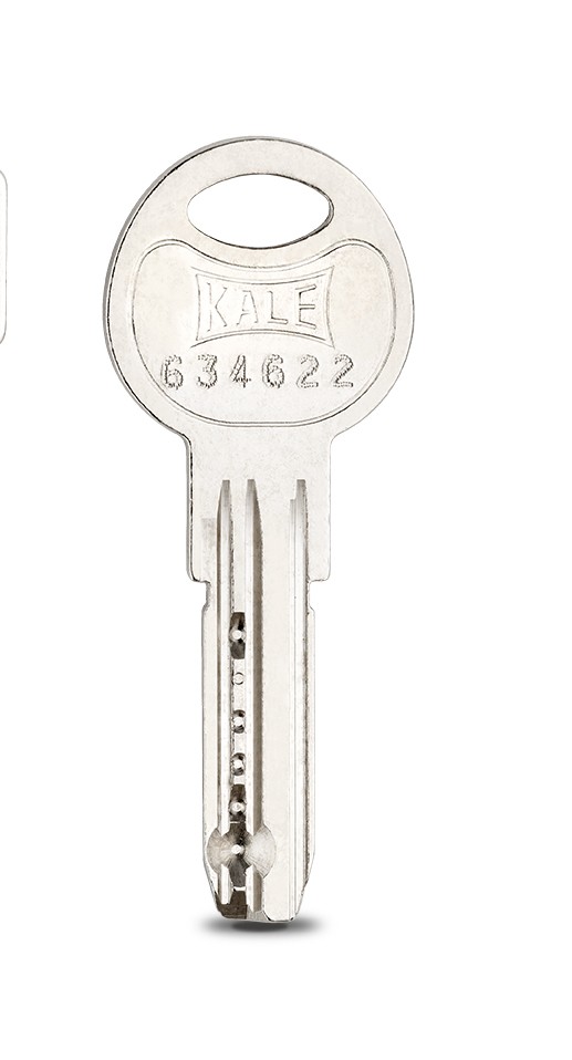 Цилиндровый механизм Kale kilit (Кале килит) с вертушкой 164 OBS SCE/90 (40+10+40) mm никель 5 кл. new 