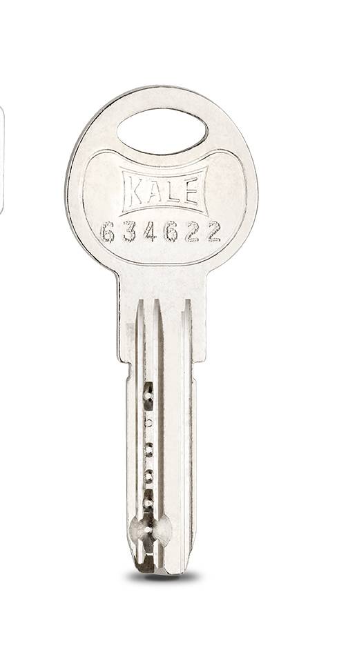 Цилиндровый механизм Kale kilit (Кале килит) с вертушкой 164 OBS SCE/90 (40+10+40) mm никель 5 кл. new 