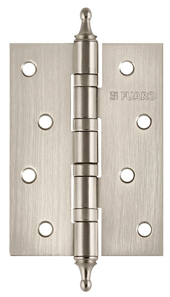 Петля Fuaro (Фуаро) универсальная IN4400UA-BL SN (4BB/A/BL 100x75x2,5) мат. никель БЛИСТЕР 