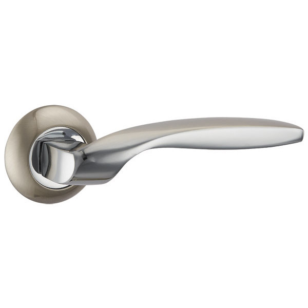 Ручка Punto (Пунто) раздельная R.TL54.BOSTON (BOSTON TL) SN/CP-3 матовый никель/хром Ручка Punto (Пунто) раздельная R.TL54.BOSTON (BOSTON TL) SN/CP-3 матовый никель/хром