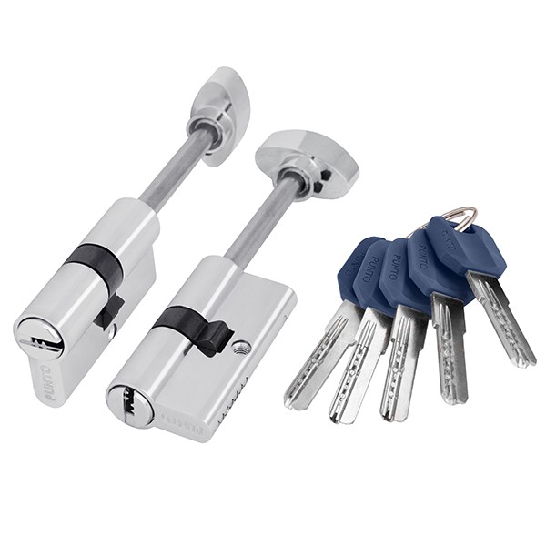 Цилиндровый Punto (Пунто) механизм (Z407/75) Z4007Tang75(40+10+25) со штоком CP хром 