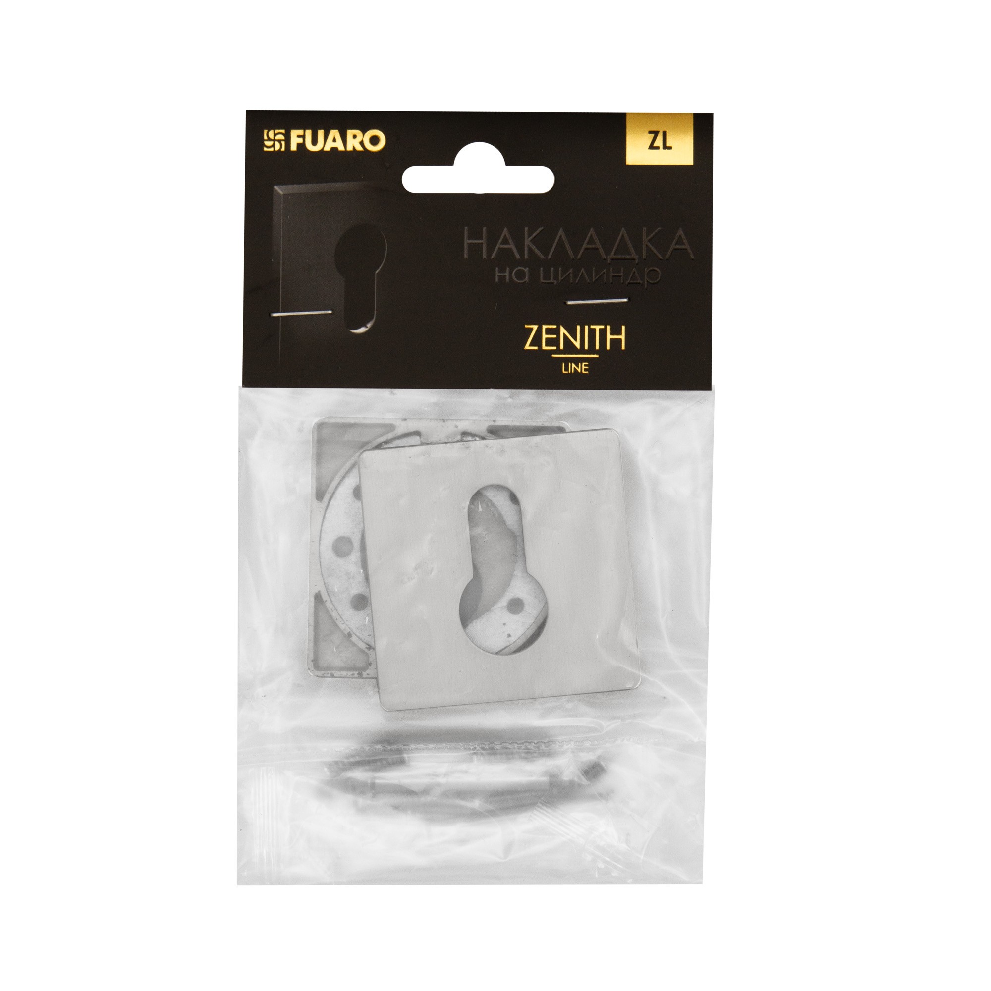 Накладка Fuaro (Фуаро) на цилиндр ET.K.ZL52 SSC-16 сатинированный хром Накладка Fuaro (Фуаро) на цилиндр ET.K.ZL52 SSC-16 сатинированный хром