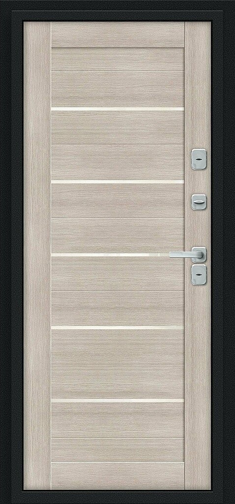 Thermo Техно Декор Букле черное/Cappuccino Veralinga