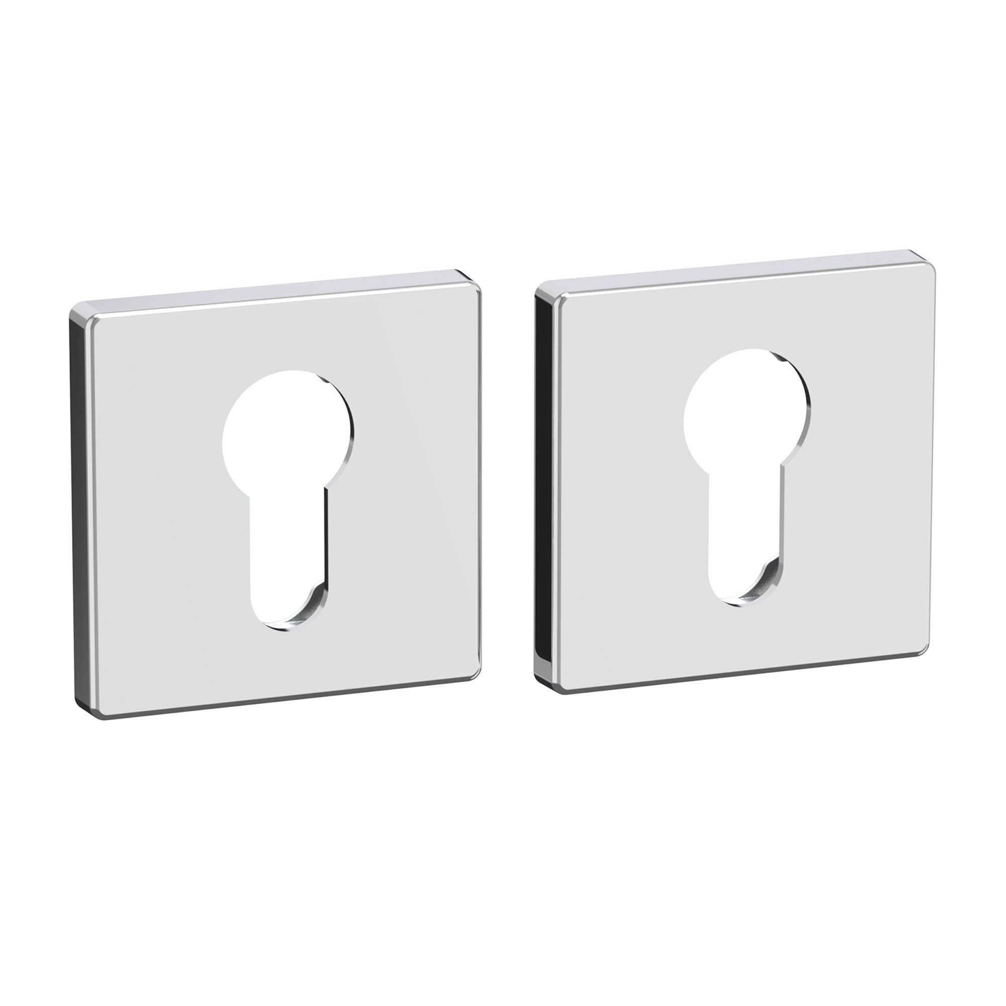 Накладка Punto (Пунто) под цилиндр ET.K.EST.Q52 CP-8 хром 