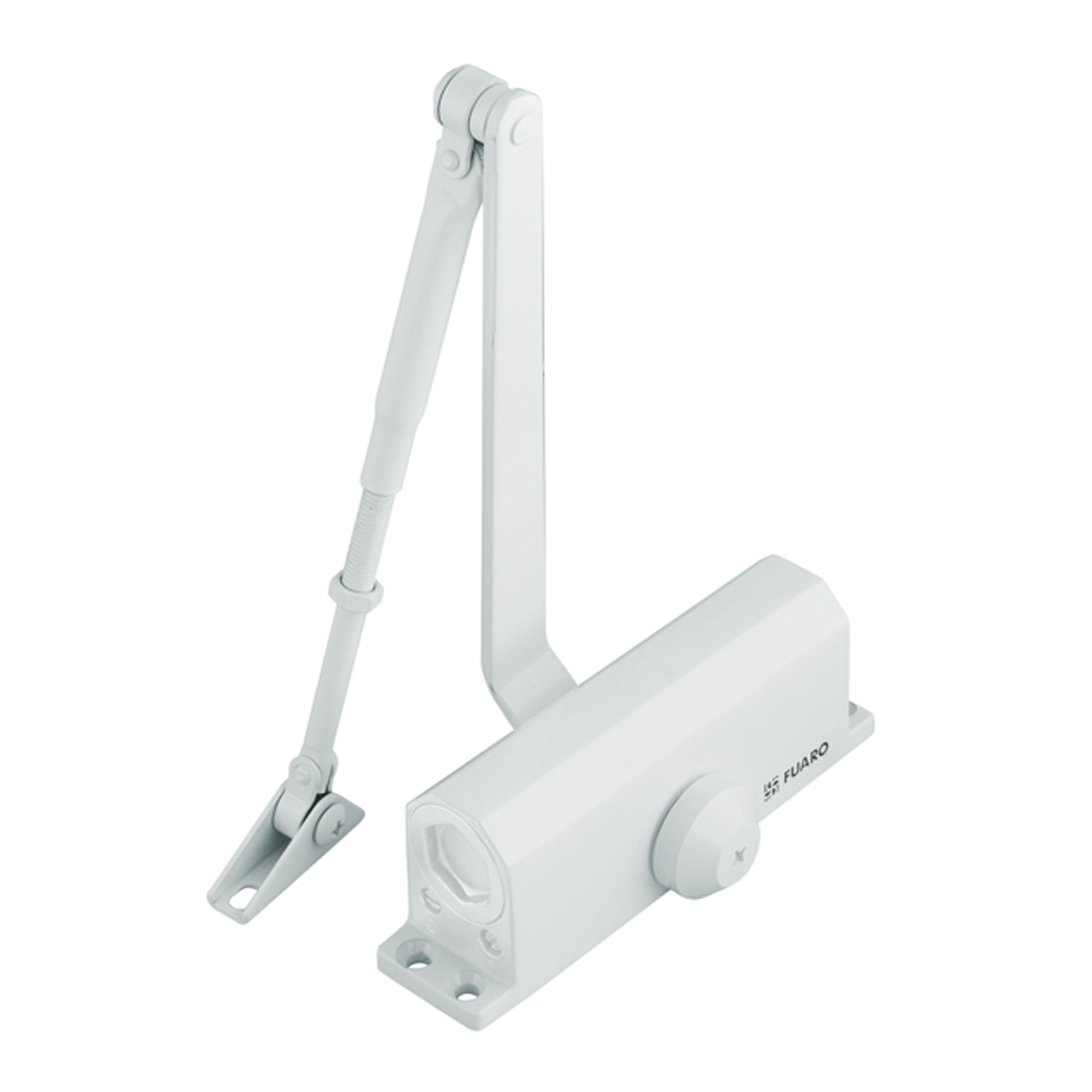 Доводчик Fuaro (Фуаро) дверной DC20-4 (DC-204) WH до 85 кг (белый) 