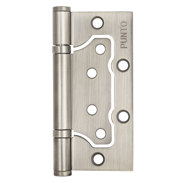 Петля Punto (Пунто) универсальная без врезки IN4200W PN (200-2B 100x2,5) мат. никель 