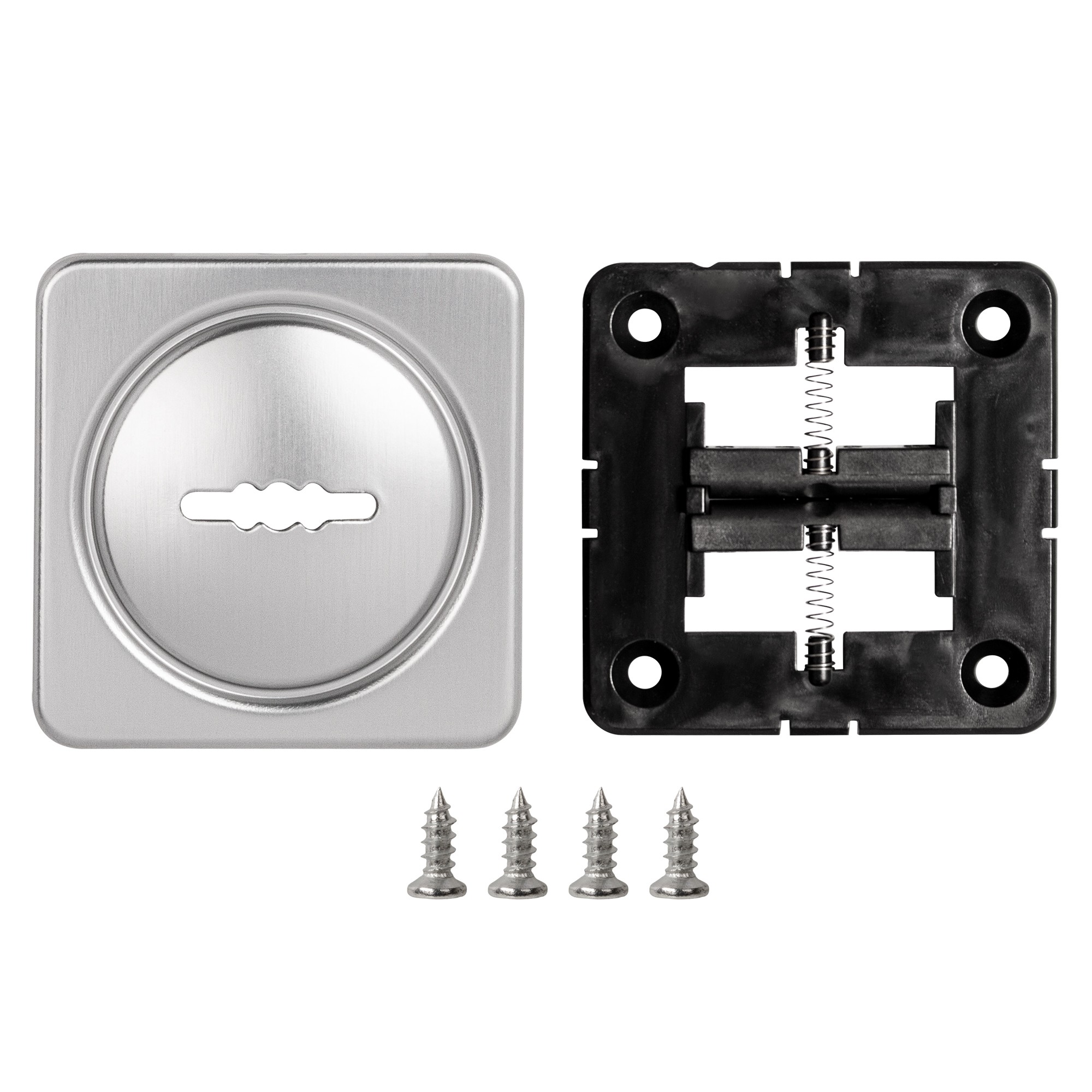 Накладка Fuaro (Фуаро) на сувальдный замок ESC.S-auto.MSC/K.62 с авт.шторками SSC-16 сатинированный хром (1шт.) Накладка Fuaro (Фуаро) на сувальдный замок ESC.S-auto.MSC/K.62 с авт.шторками SSC-16 сатинированный хром (1шт.)