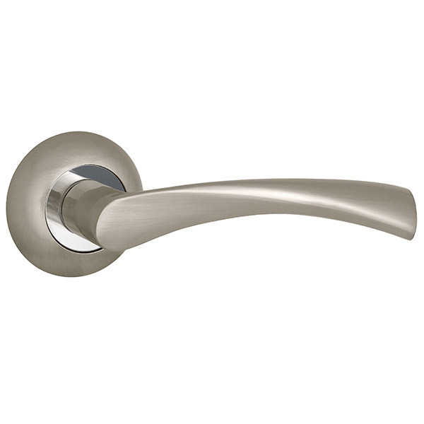 Ручка Punto (Пунто) раздельная R.TL54.CRONA (CRONA TL) SN/CP-3 матовый никель/хром Ручка Punto (Пунто) раздельная R.TL54.CRONA (CRONA TL) SN/CP-3 матовый никель/хром