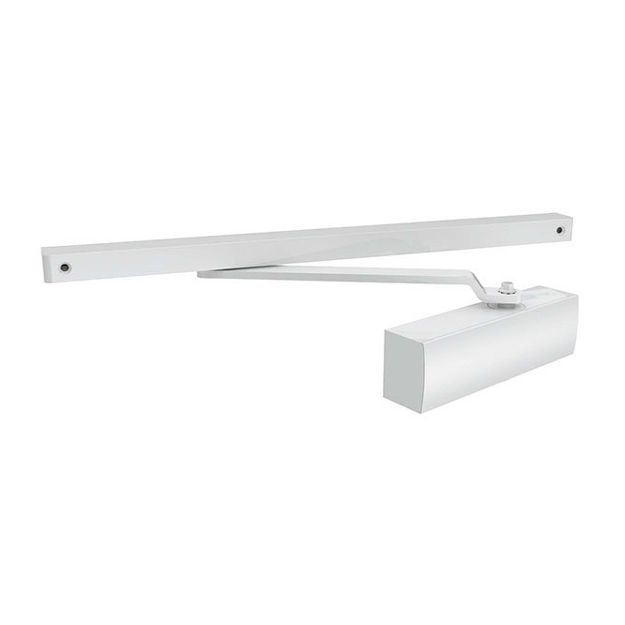 Доводчик Armadillo (Армадилло) дверной со скользящей тягой DCSLIDER85 (DCS-85) WH (белый) 