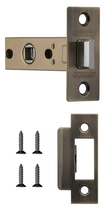 Защелка Fuaro (Фуаро) врезная METF12-45-25 (F12-45-25) AB бронза 