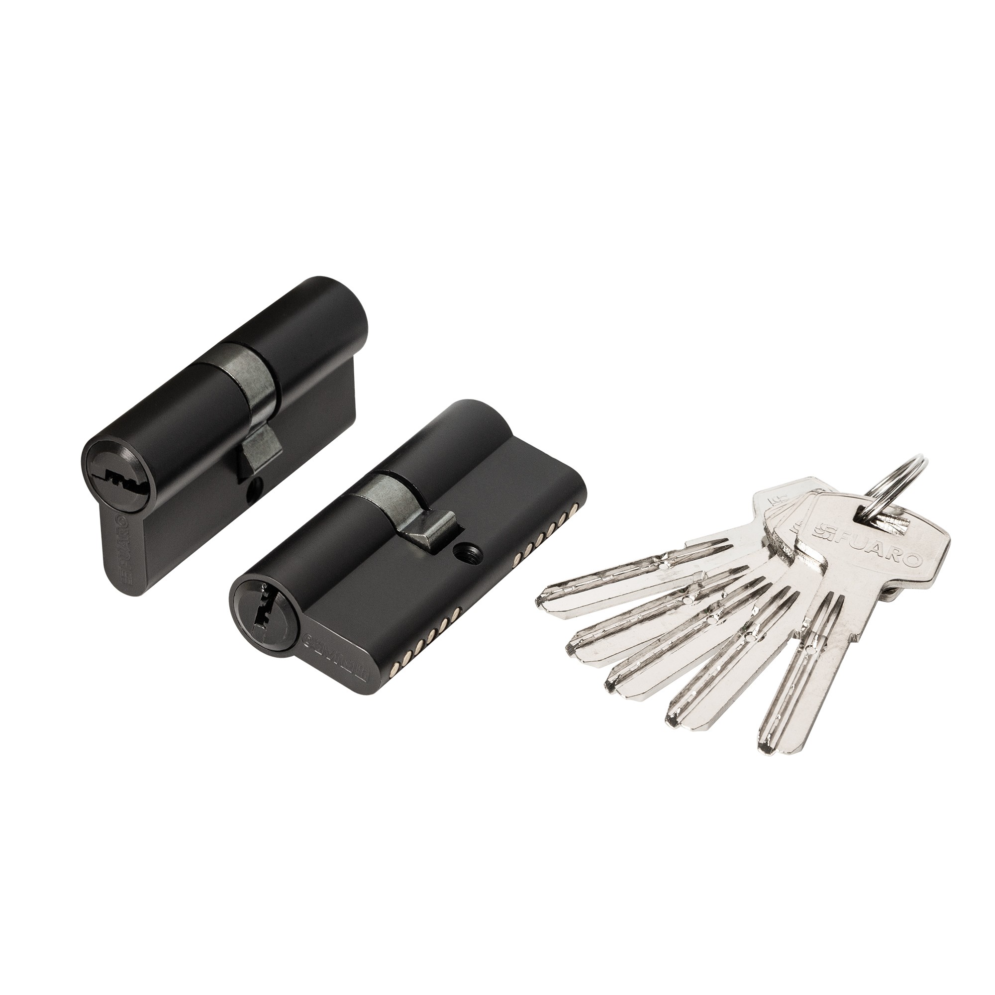 Цилиндровый Fuaro (Фуаро) механизм (200 ZA/70) 2000ZAKey70(30+10+30) BL черный 5Key Цилиндровый Fuaro (Фуаро) механизм (200 ZA/70) 2000ZAKey70(30+10+30) BL черный 5Key
