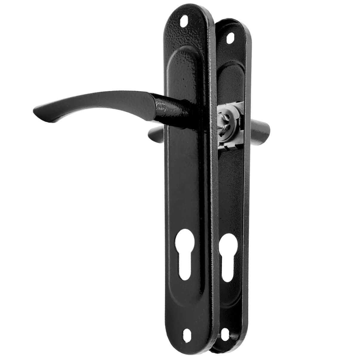 Ручка дверная Absolyute (Абсолют) на планке РФ1-85/07А (черный) Ручка дверная Absolyute (Абсолют) на планке РФ1-85/07А (черный)