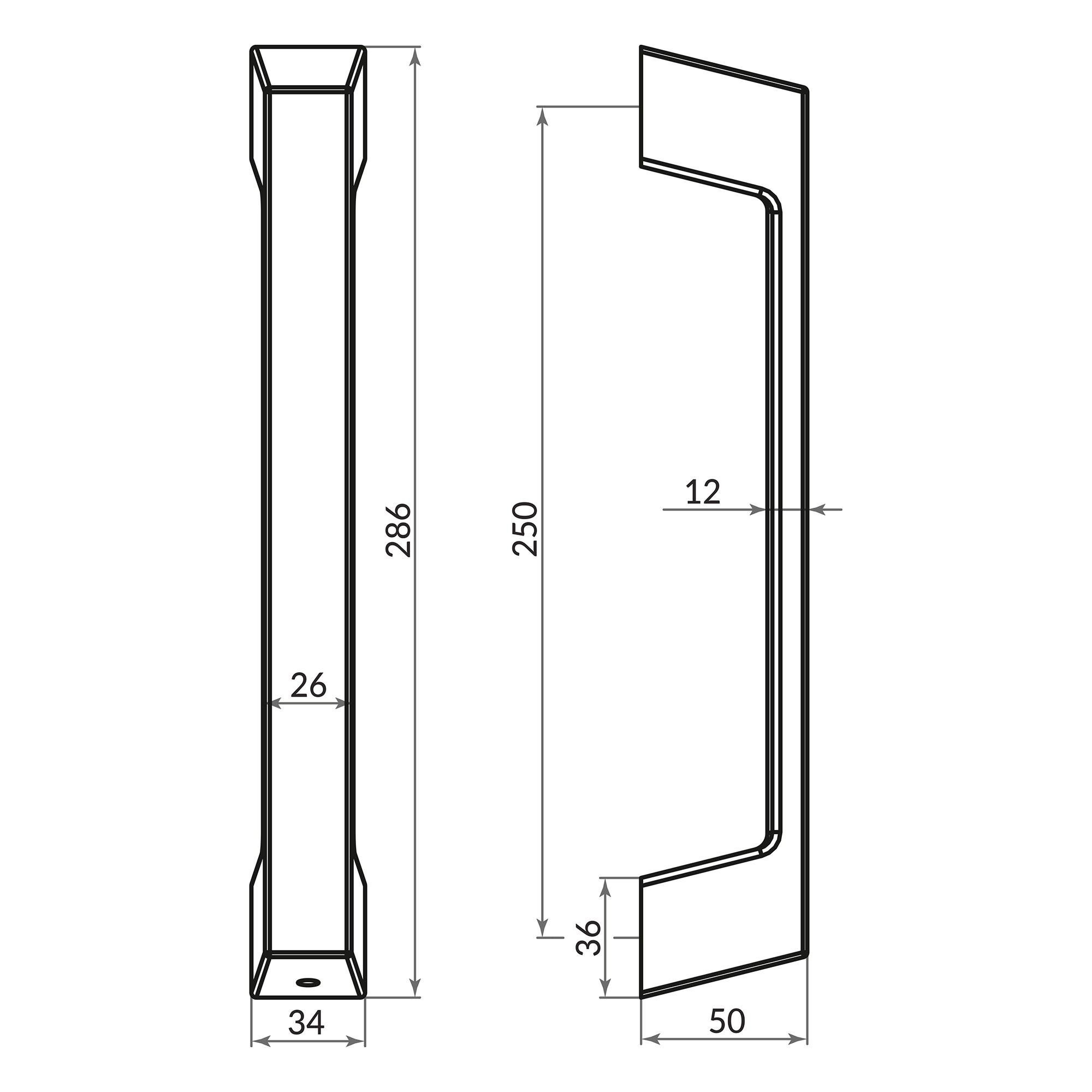 Ручка-скоба Punto (Пунто) PULL.ARC.TITAN CP-8 хром Ручка-скоба Punto (Пунто) PULL.ARC.TITAN CP-8 хром