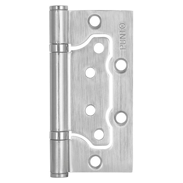 Петля Punto (Пунто) универсальная без врезки IN4200W SC (200-2B 100x2,5) мат. хром 