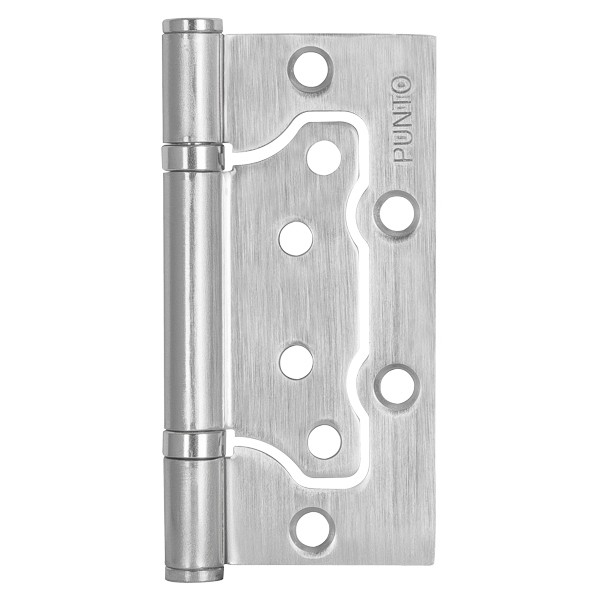 Петля Punto (Пунто) универсальная без врезки IN4200W SC (200-2B 100x2,5) мат. хром 