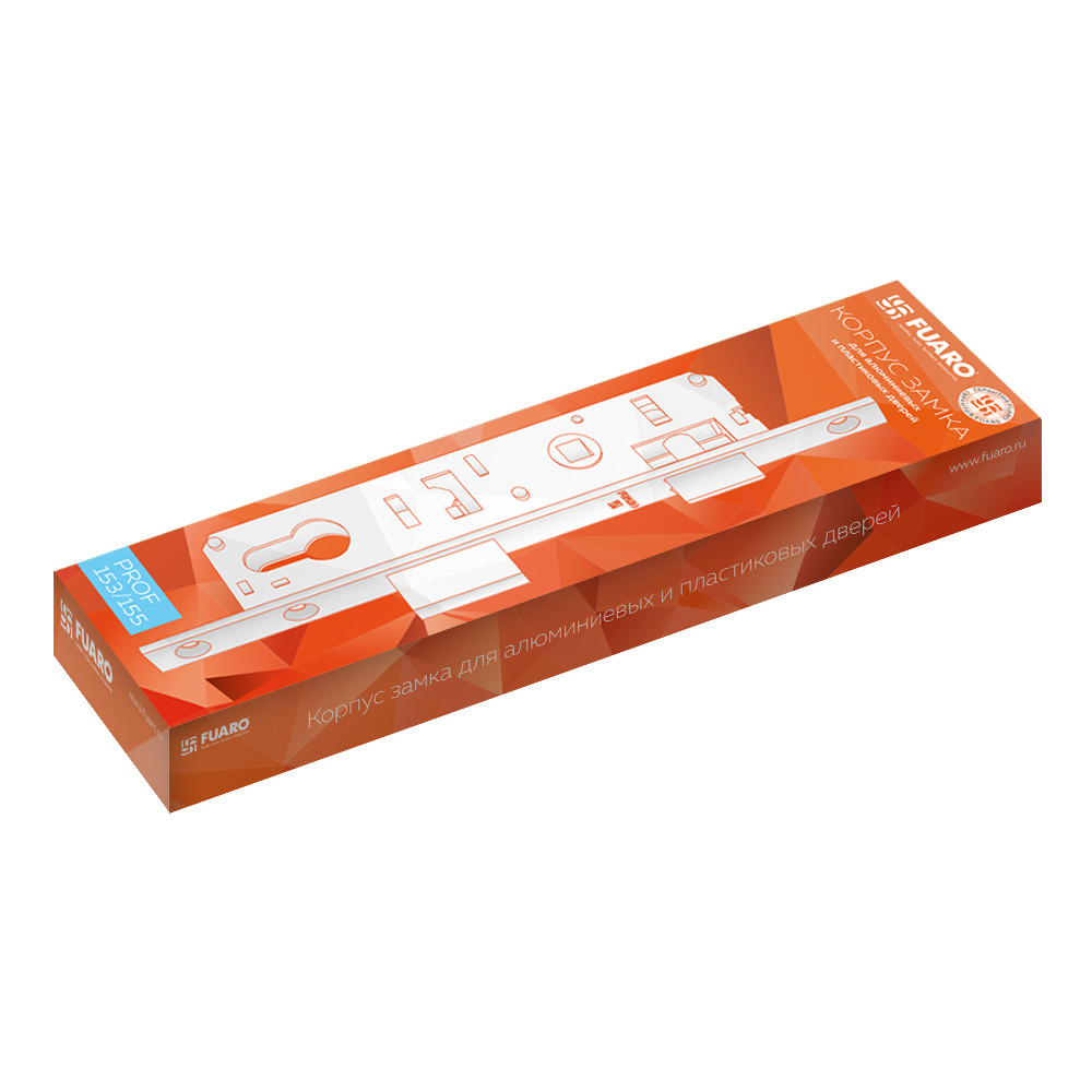 Корпус Fuaro (Фуаро) узкопрофильного замка с защелкой PROF153-25/85 (153-25/85) CP хром 