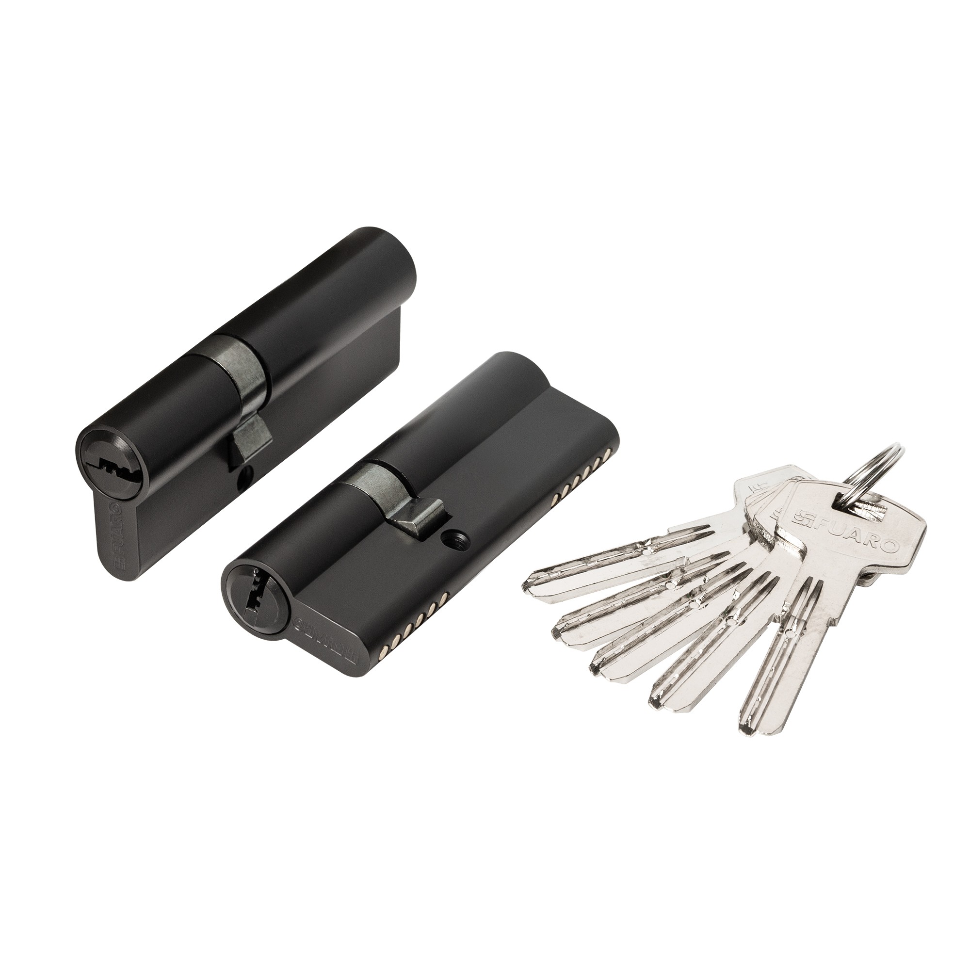 Цилиндровый Fuaro (Фуаро) механизм (200 ZA/80) 2000ZAKey80(30+10+40) BL черный 5Key Цилиндровый Fuaro (Фуаро) механизм (200 ZA/80) 2000ZAKey80(30+10+40) BL черный 5Key