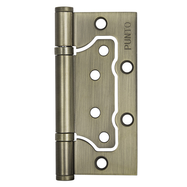 Петля Punto (Пунто) универсальная без врезки IN4200W WAB (200-2B 100x2,5) мат. бронза 