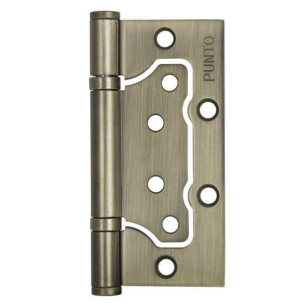 Петля Punto (Пунто) универсальная без врезки IN4200W WAB (200-2B 100x2,5) мат. бронза 