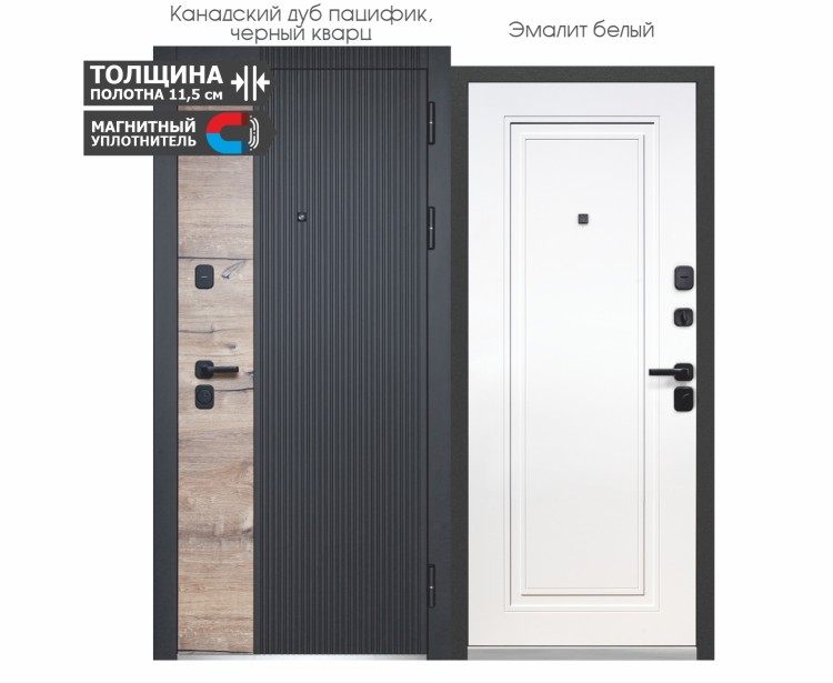 Luxor 2МДФ Дуб Вертикаль Нео