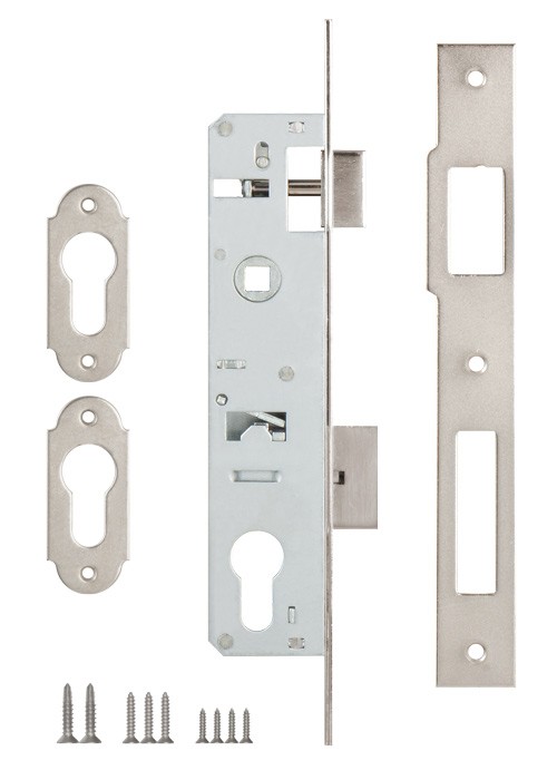 Корпус Kale kilit (Кале килит) узкопрофильного замка с защёлкой 153 (25 mm) w/b (никель) Корпус Kale kilit (Кале килит) узкопрофильного замка с защёлкой 153 (25 mm) w/b (никель)