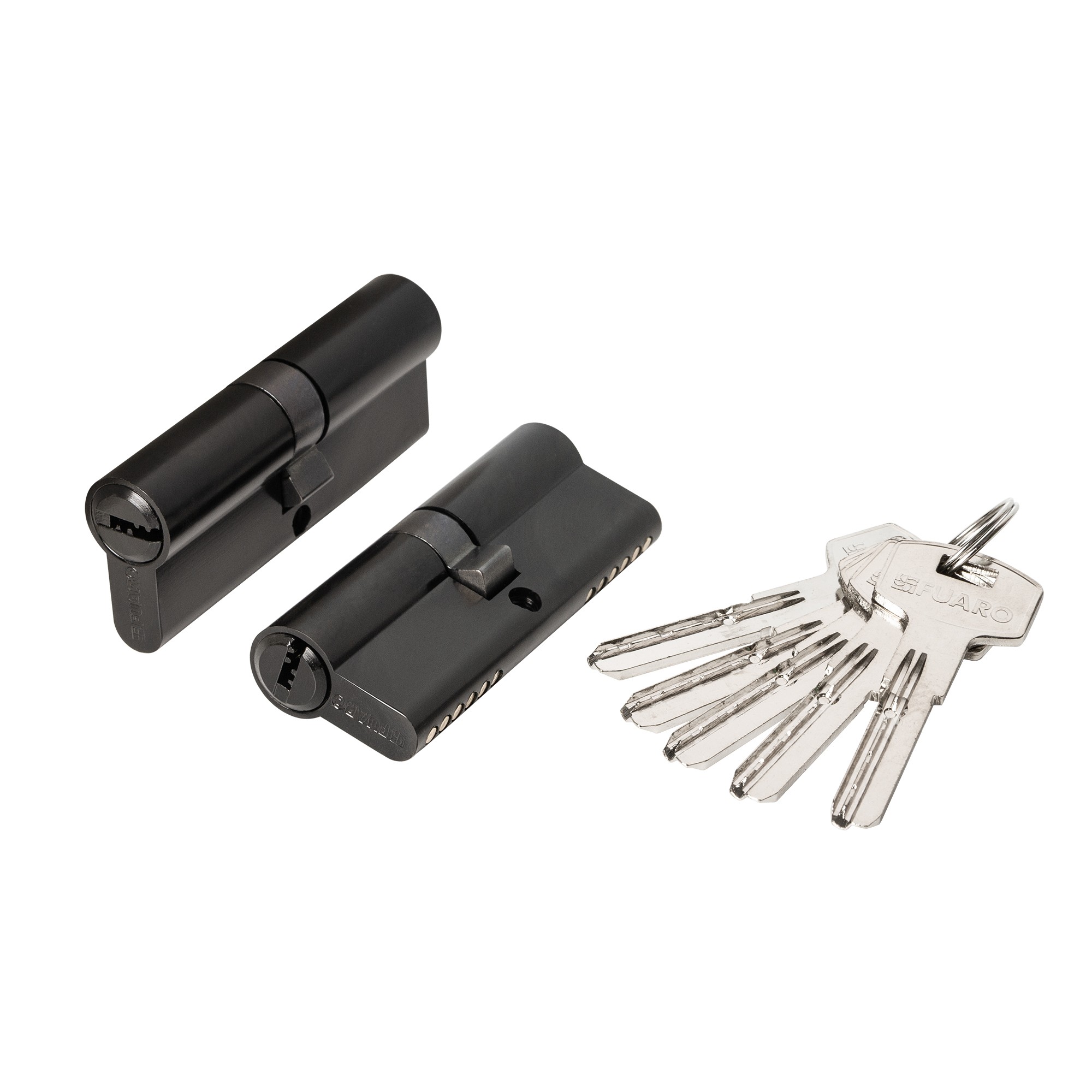 Цилиндровый Fuaro (Фуаро) механизм (200 ZA/80) 2000ZAKey80(35+10+35) BL черный 5Key Цилиндровый Fuaro (Фуаро) механизм (200 ZA/80) 2000ZAKey80(35+10+35) BL черный 5Key