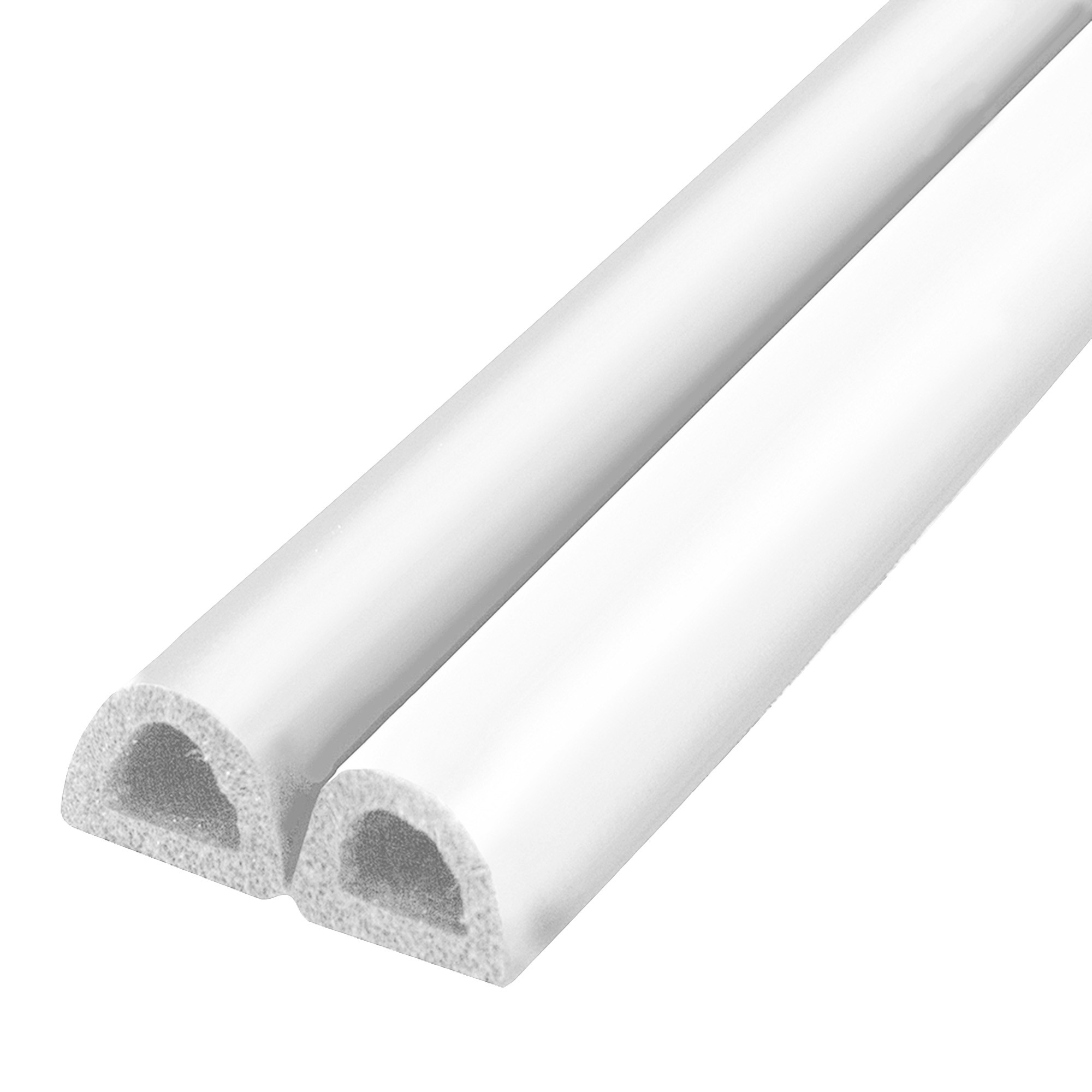 Уплотнитель Fuaro (Фуаро) самоклеящийся ADH/D-12x10mm, WHITE белый 150m 