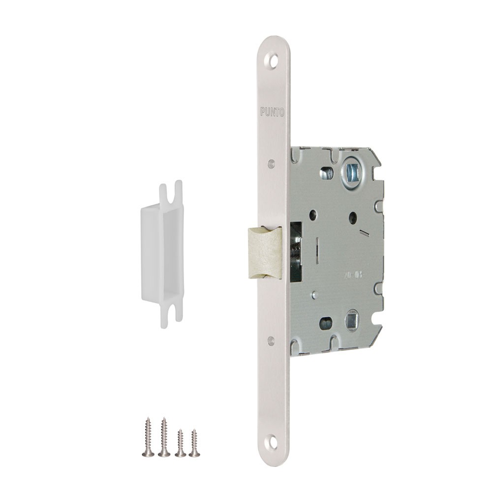 Защелка Punto (Пунто) PLASTPL70X-R20 (PL70X-R20 SN) (врезная) SN мат. никель упаковка 