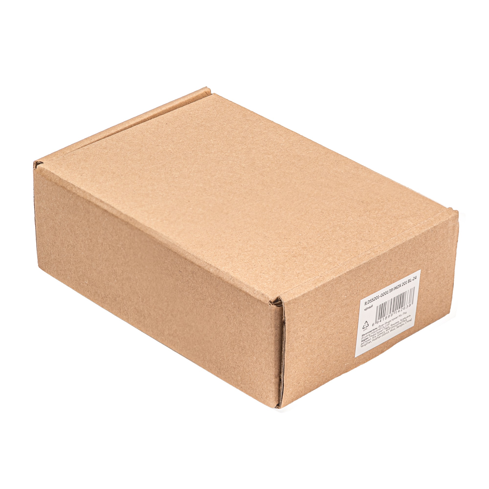 Ручка Fuaro (Фуаро) раздельная R.DSS201-0201/19 (DSS-0201/19) INOX 201 BL-24 черный 