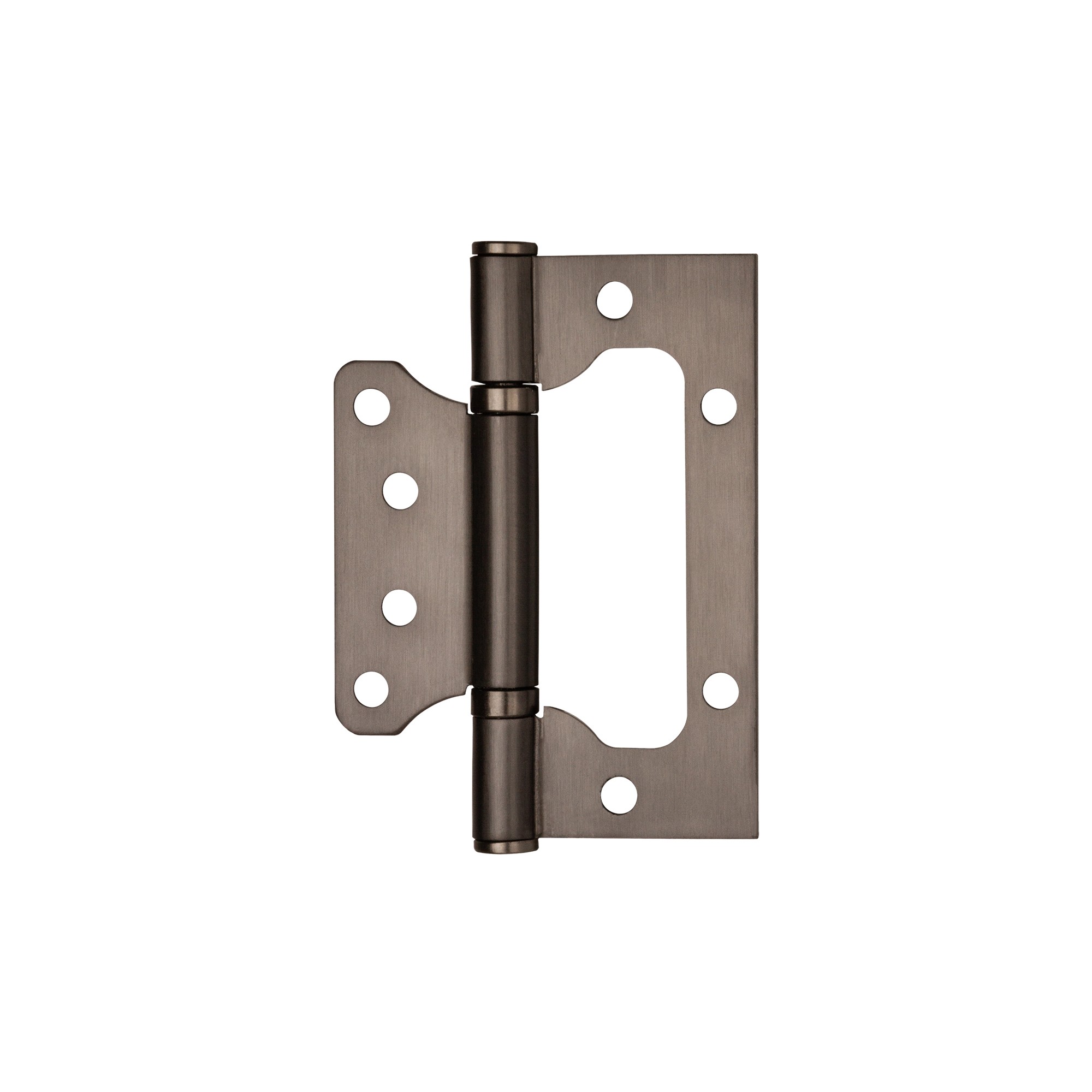 Петля Ajax (Аякс) универсальная без врезки IN4000W GR (100/P-2B 100x2,3) графит 