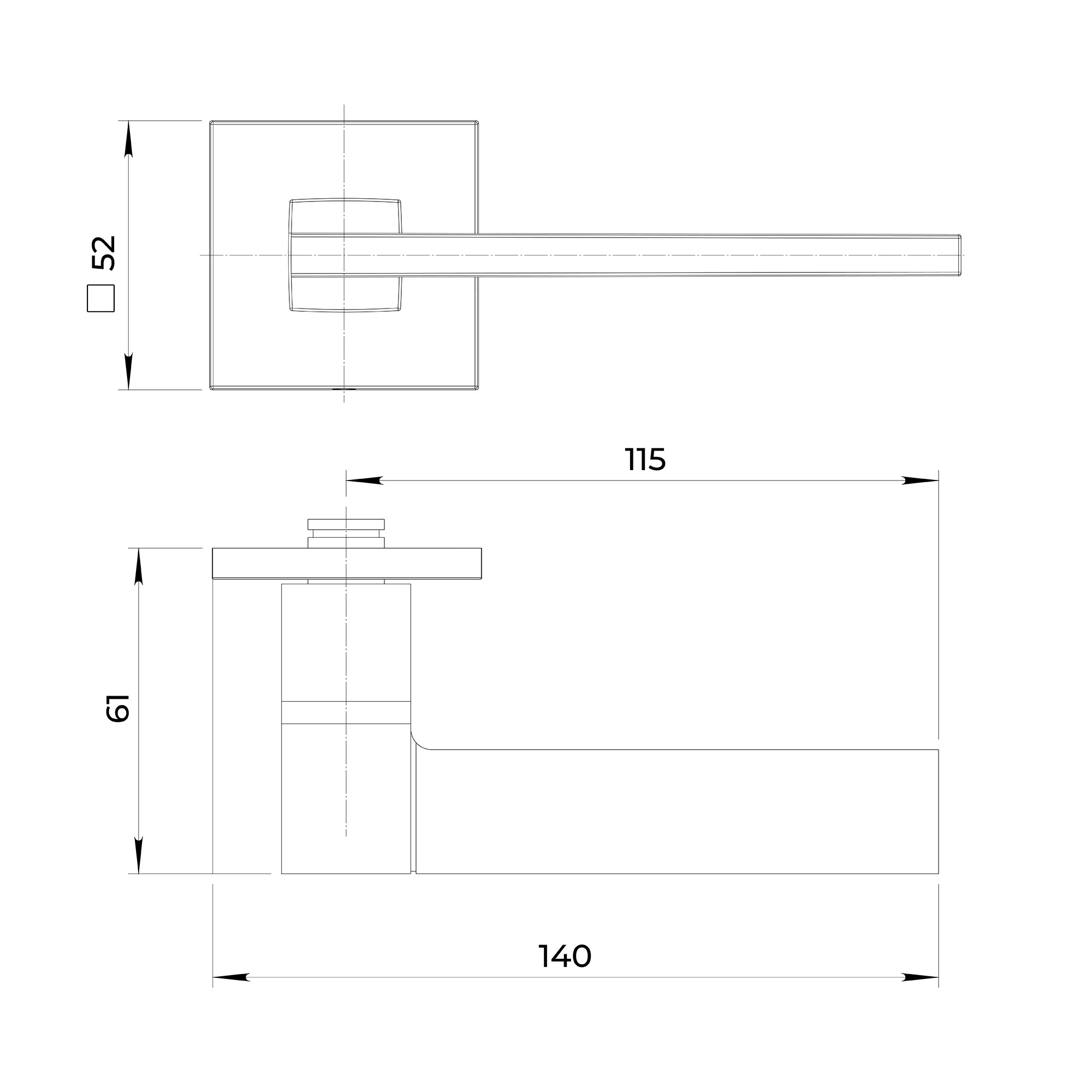 Ручка Ajax (Аякс) раздельная K.JS51.SENSA SN-3 матовый никель Ручка Ajax (Аякс) раздельная K.JS51.SENSA SN-3 матовый никель