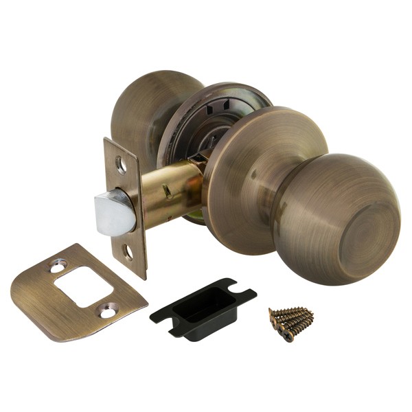 Ручка Ajax (Аякс) защелка DK682 AB-PS (6082 AB-P) (без фик.) бронза 