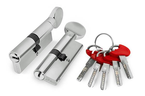 Цилиндровый Fuaro (Фуаро) механизм (D-PRO502/80) D-PRO5002Knob80(30+10+40) CP хром 5Key 