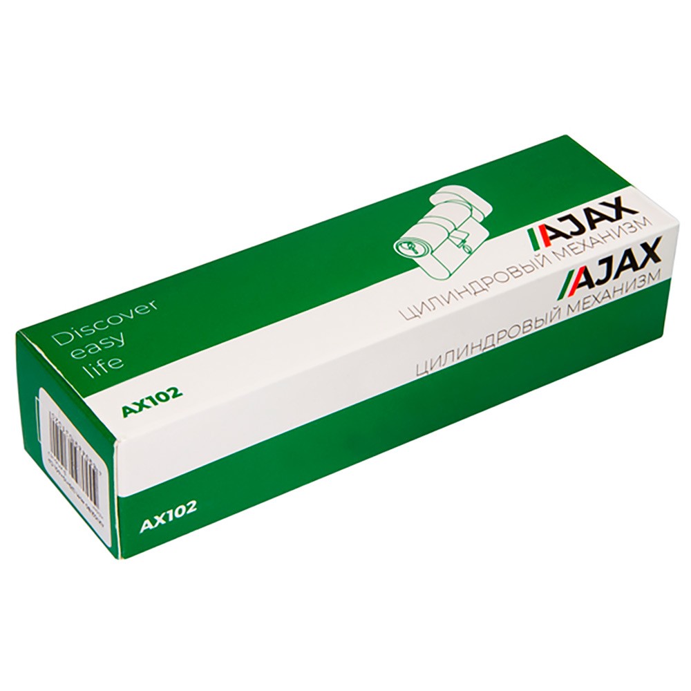 Цилиндровый Ajax (Аякс) механизм (AX102/80) AX1002Knob80 (30+10+40) CP хром с вертушкой 