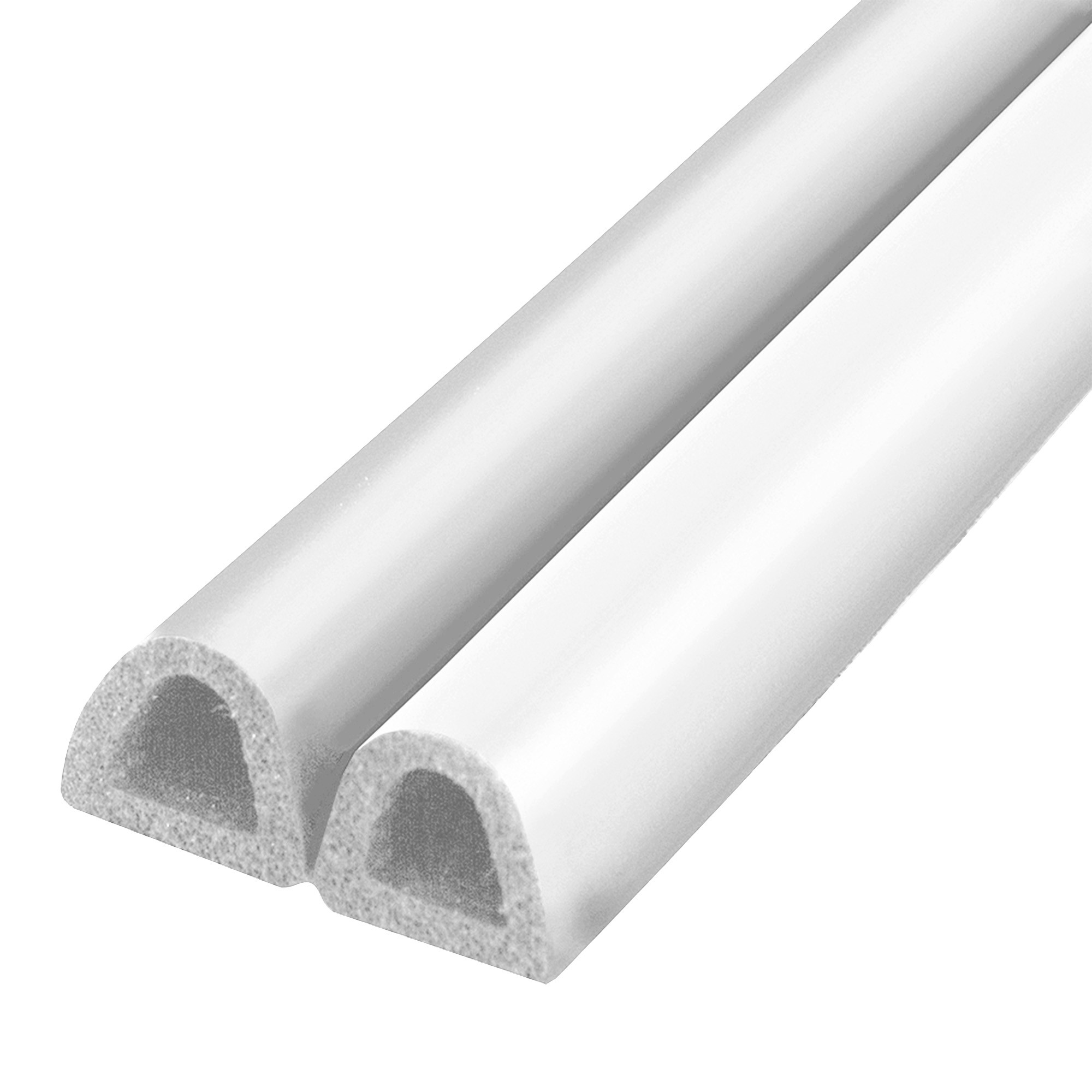 Уплотнитель Fuaro (Фуаро) самоклеящийся ADH/D-14x12mm, WHITE белый 120m 