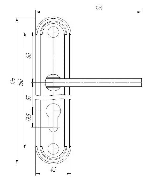 Замок Absolyute (Абсолют) врезной цилиндровый с защёлкой в комплекте с ручкой ЗВ4-3/09Р (медь), 4 кл. Замок Absolyute (Абсолют) врезной цилиндровый с защёлкой в комплекте с ручкой ЗВ4-3/09Р (медь), 4 кл.